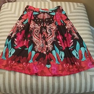 Multicolored Skirt with Pockets!! Final Price